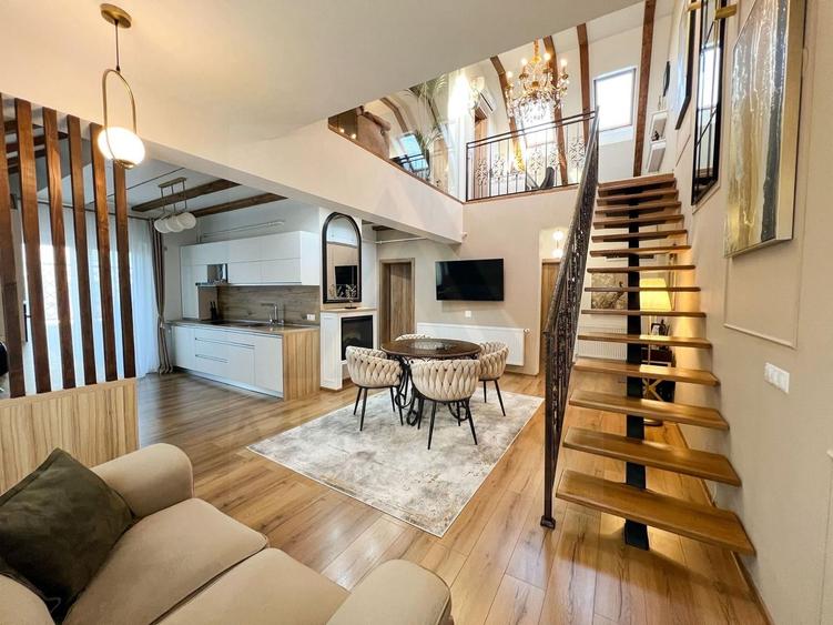 Penthouse lux 122 mp utili 4 camere 3 bai etaj 2 in Arhitectilor