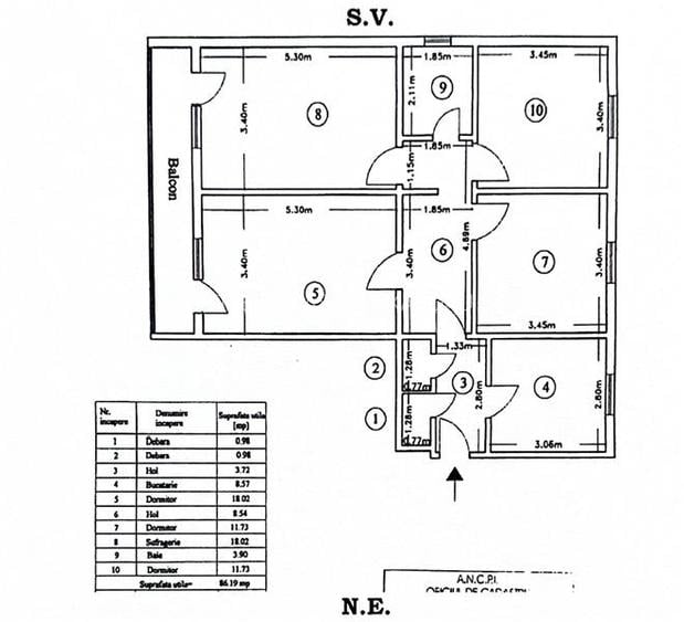 Apartament 4 camere de vanzare, Copou - 17