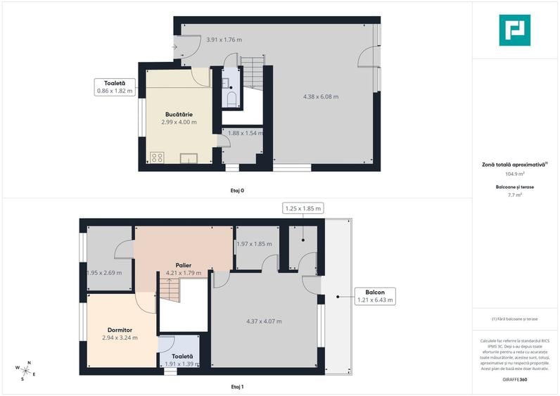 Casă Terraced / Townhouse, 120 mp utili, Sânmartin