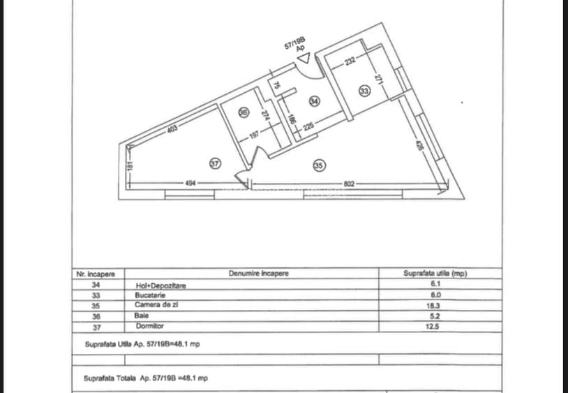 Dacia/Zamfirescu/Bloc nou/Apart 2 cam et 4/6 ,liber pret 121.000 euro - 10