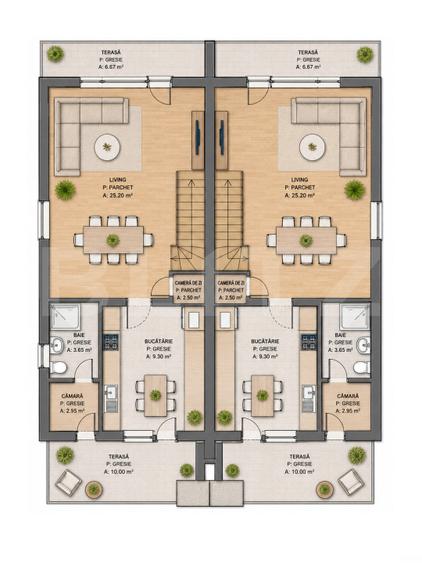 Casa semifinisata, 150 mp utili, zona urbanizata, intrare Jucu