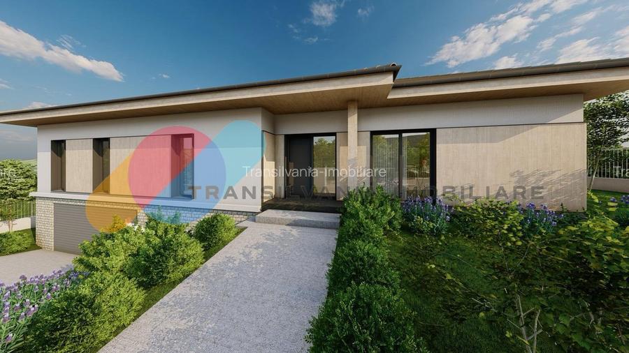 Casă individuală modernă cu garaje și teren 503mp – Chinteni - 2