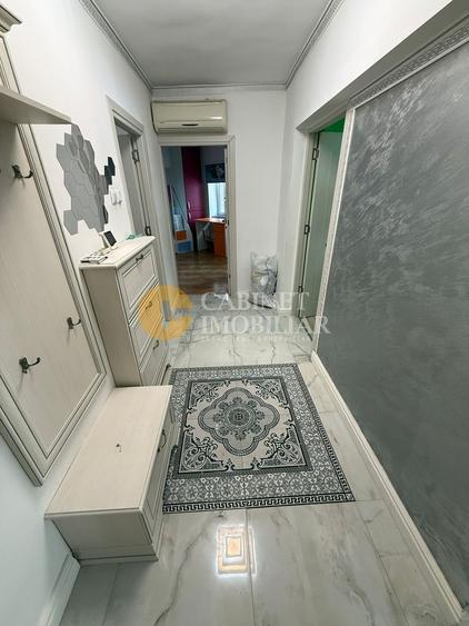 3 camere+ 2 Bai - Renovat- Utilat/Mobilat - Etaj Intermediar - Zona Dacia