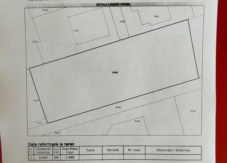 Teren.1500 Mp. /Prelungirea Ghencea Str.Verii
