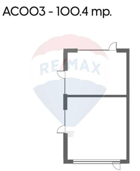 Spațiu comercial / birouri de vânzare (100.4 mp)– zona centrală
