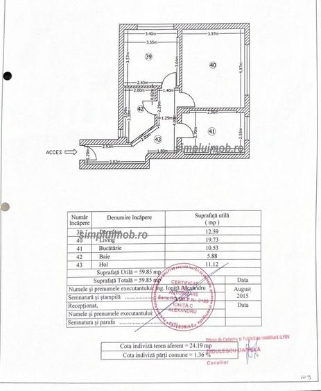 2 Camere Demisol inalt si luminos | 60 mp | Păcii - Loc de Parcare - 11