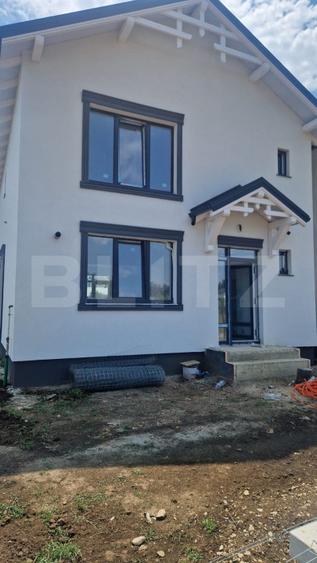 Casa P+1, finisaje incluse, 4 camere, 120 mo + teren 580 mp, Harman