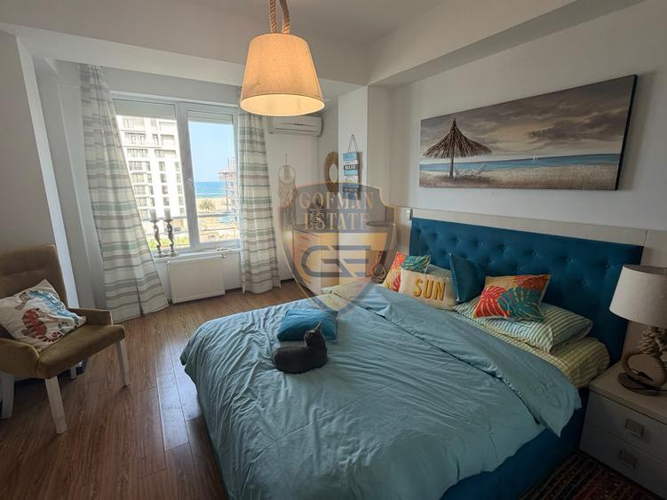 2 camere Summerland Mamaia Nord 65mp vedere la mare term lung centrala gaz A/C