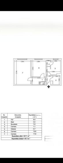 Apartament 2 camere decomandat de vânzare – Șoseaua Giurgi
