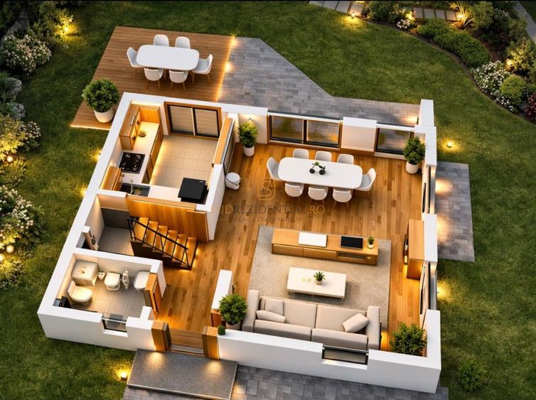 Vila Duplex cu design exclusiv si curte privata, Splaiul Unirii