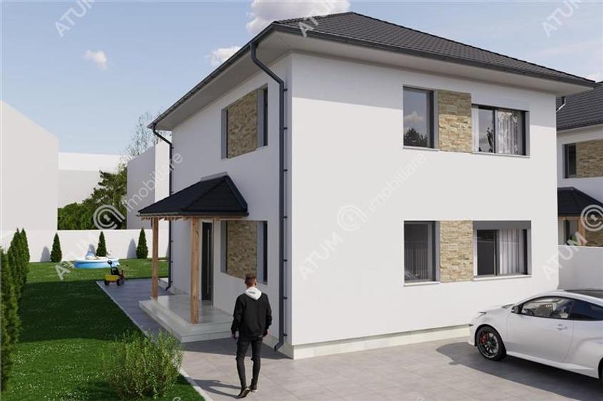 Casa individuala cu 4 camere si teren de 380 mp in Sura Mica