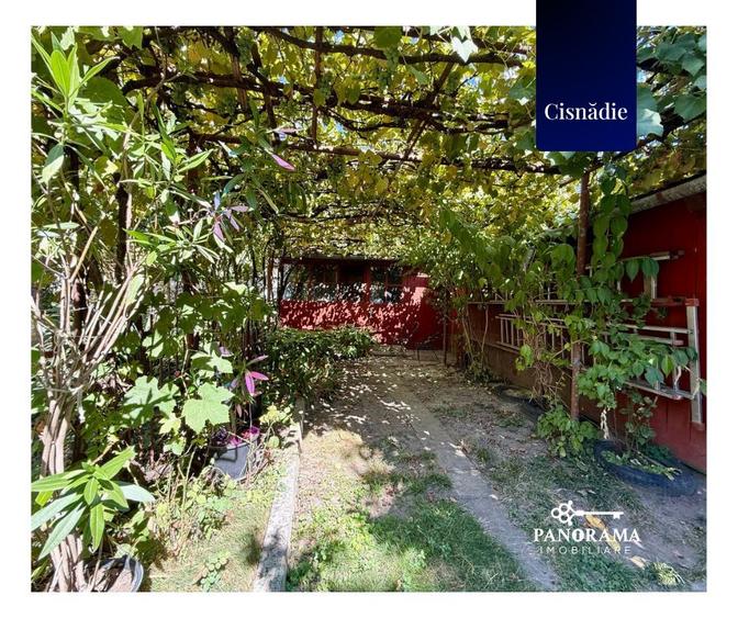 Casă cu grădină proprie, garaj, pivniță și teren în centrul Cisnădiei