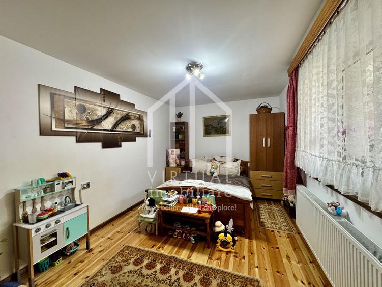 Apartament la casa cu 3 camere, 72mp utili + pivnita si magazie (30mp)