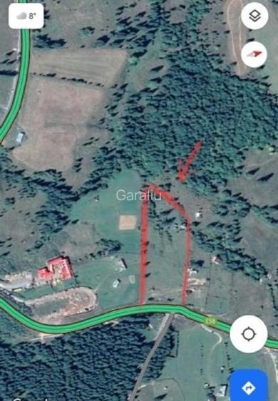 Teren intravilan Piatra Fantanele 17000 mp cu deschidere DN17