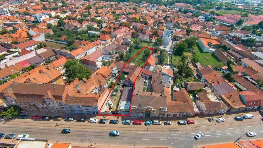 Teren 1444 mp Ultracentral Oradea, Strada Primăriei 52, front 20 m
