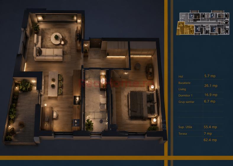13 min Metrou | 2 Camere | lift | premium | Pallady