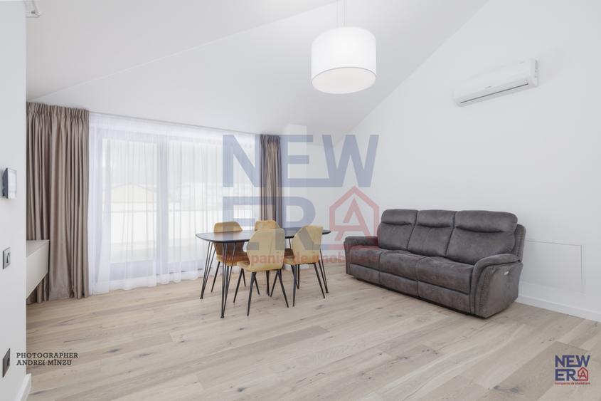 Apartament NOU 3 camere cu terasa 50 mp in bloc boutique, zona Herestrau