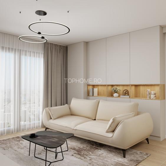 Apartament 3 camere, predare la cheie-7 minute metrou-Comision 0% -TVA inclus - 2