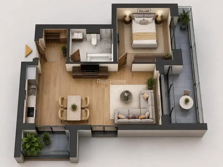 Metrou 7 Minute Metrou N. Teclu Pallady Apartament 2 Camere Tip Studio - 3