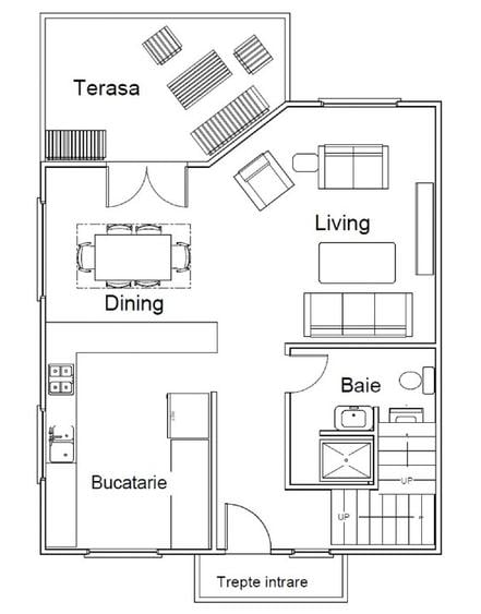 Proprietar: Casă cărămidă 2013, 4 camere, 124 mp, curte 379 mp, Unirii
