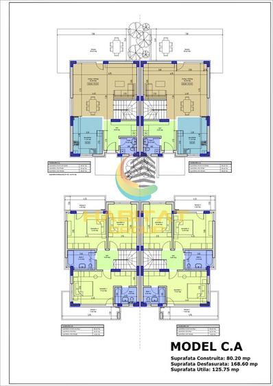 Casa noua in ansamblu tip calcan Popesti leordeni