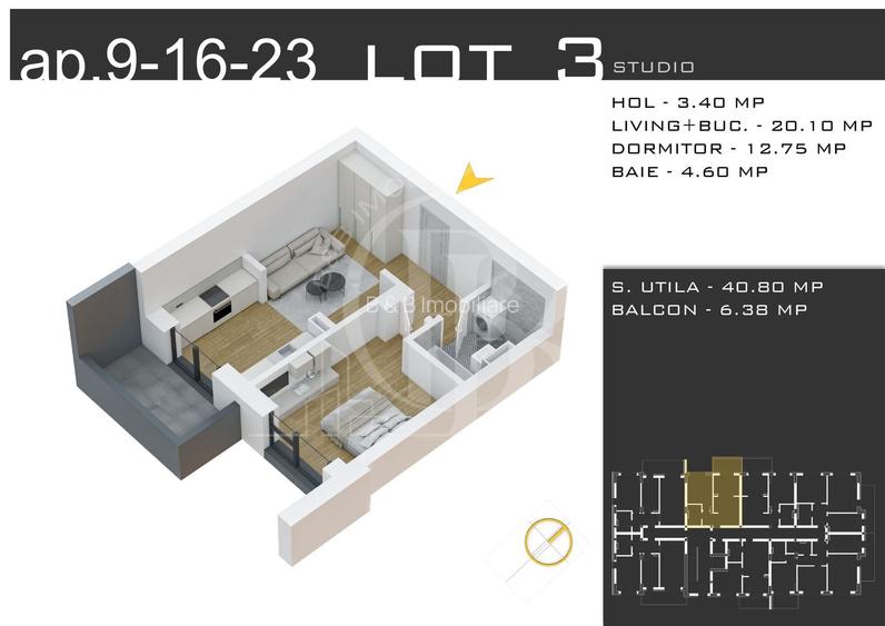 Apartament 2 camere-Th Pallady-Metrou N Teclu-Parcare Gratis - 1