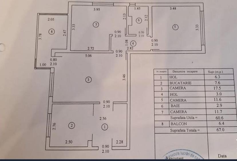 Apartament 3Camere,Obor,Metrou,reabilitat,parter/10,geam la baie,parcare,Liber