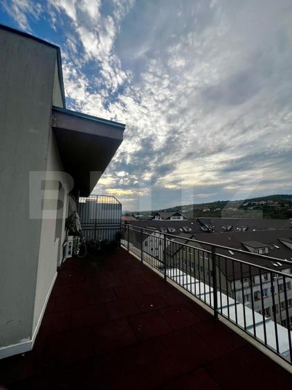 Apartament cu 2 camere, 52 mp cu terasa panoramica, parcare, Iris