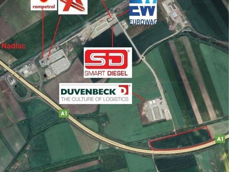 De vanzare potential teren industrial, llogistica Pecica