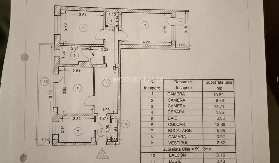 3 camere Drumul Taberei metrou Orizont zona Afi Cotroceni - 17