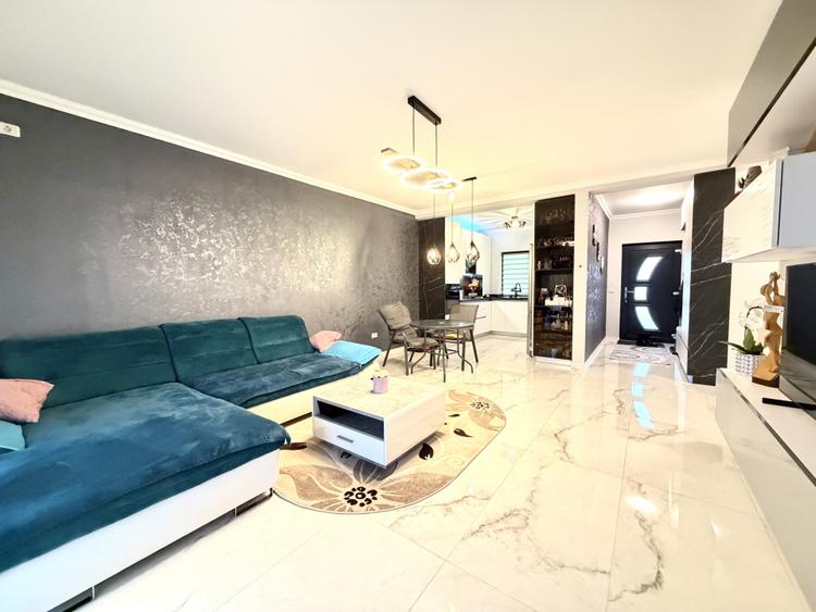 Duplex modern 3 camere, 80 mp utili, 414 mp teren - Mosnita Noua