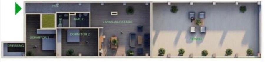 Apartament de 3 camere penthouse Academia Tehnica Carol Viilor