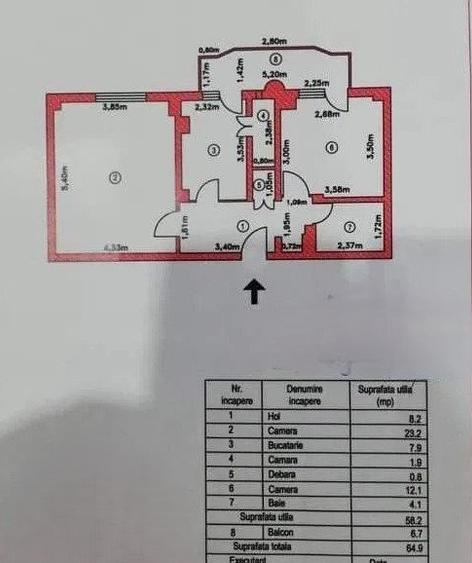 Apartament 2 camere-zona Tineretului