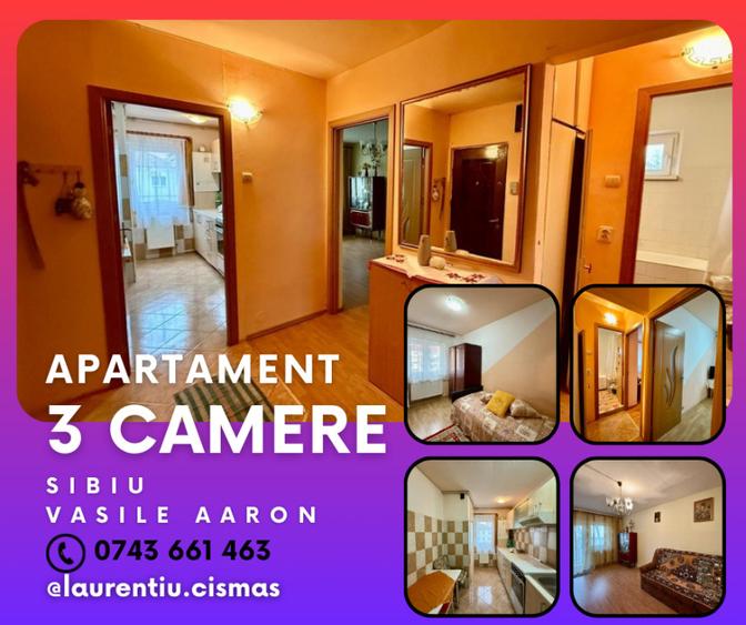 Apartamet 3 camere - Decomandat - Sibiu