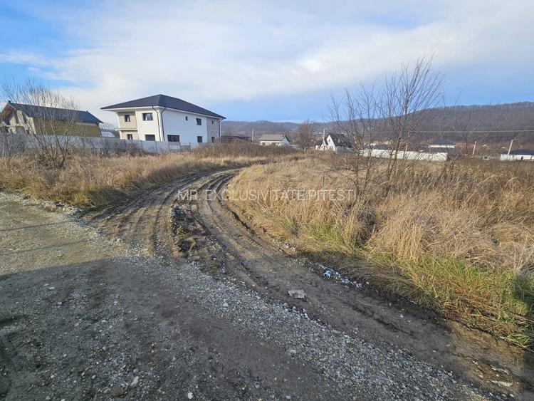 Teren 1.250 mp, toate utilitatile – Bascov, Valea Ursului, AG - 4