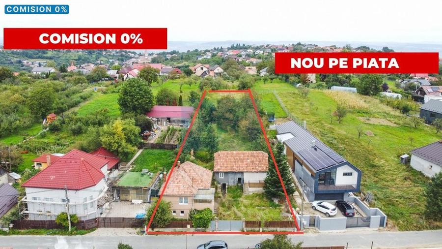 Teren in Feleacu | 1800mp | Cu utilitati