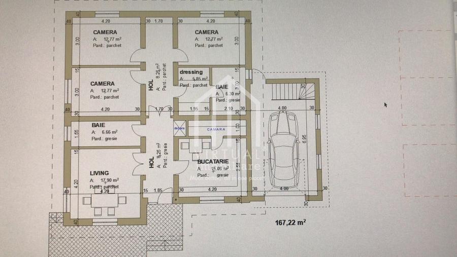 Casa de vanzare in Sibiu: 260mp, 740mp curte, zona Dealul Sibiului
