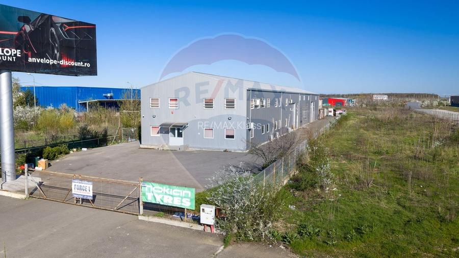 Spațiu Industrial, hala, birouri si teren generos expunere la centura - 5