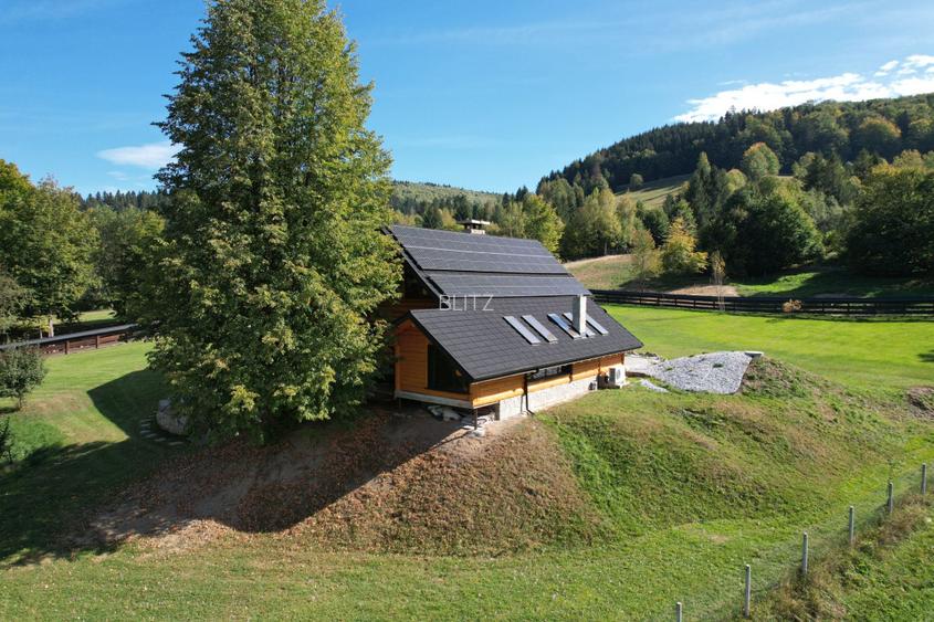Cabana exclusivista din lemn rotund, 5500mp teren, Sucevita - 7