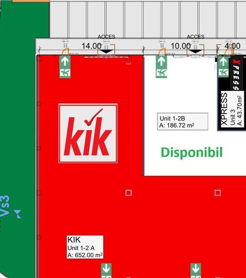 Spatiu Comercial - 186 mp - Fun Shop Park Mosnita Noua