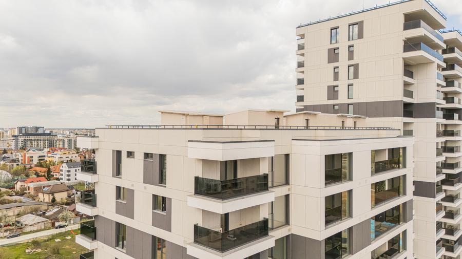 Penthouse etajele 11-12 cu 3 locuri de parcare subterana, terasa 90mp