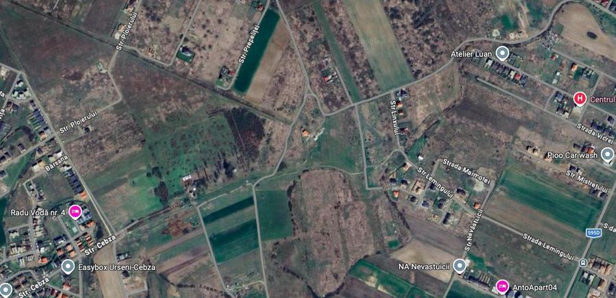 TERENURI CU SUPRAFETE INTRE 500- 630 MP