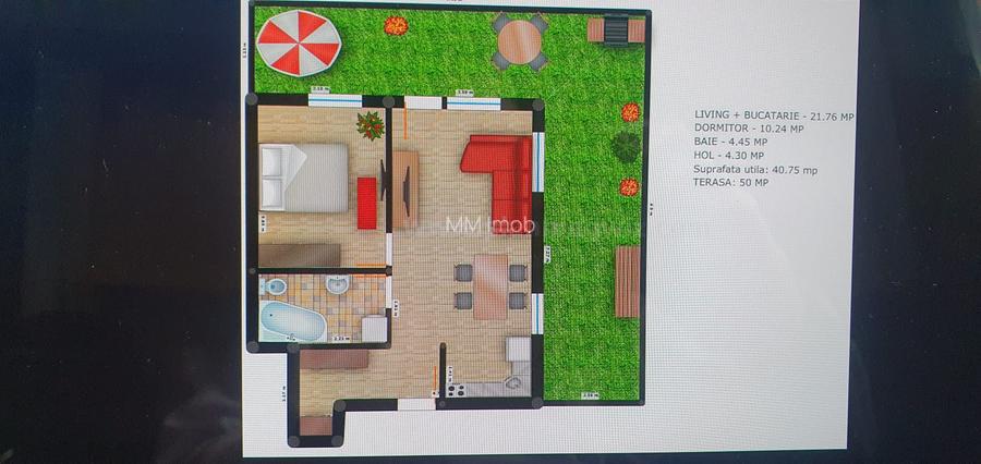 Apartamente 2 camere cu terasa, curte interioara / Bucurestii Noi/ Jiului - 1