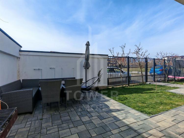 Apartament modern cu curte proprie – ideal pentru familie, zona Brana