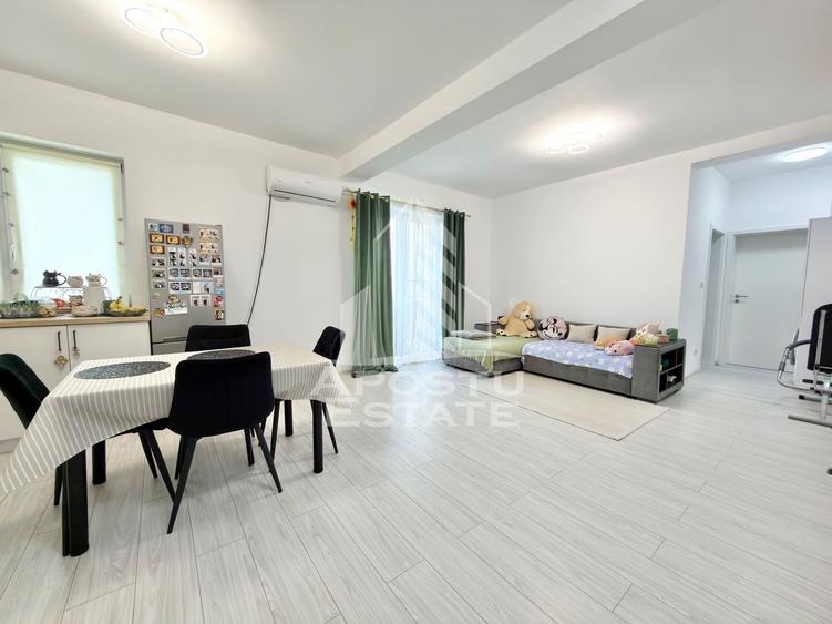 Apartament cu 2 camere mobilat si utilat la etaj intermediar in Giroc.