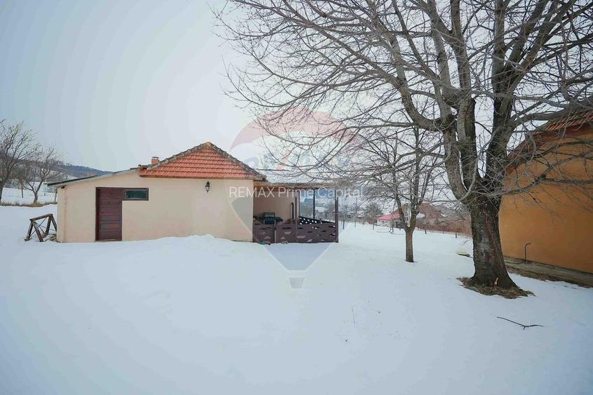 Casă cu livadă, 4 camere din cărămidă, de vânzare în zona Bratca-Damiș - 41