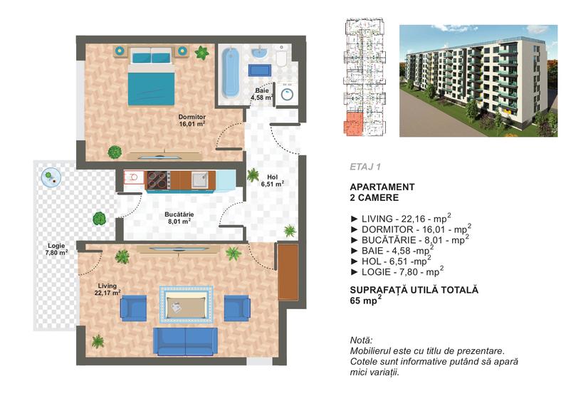 Apartament 2 camere | Berceni | Aparatorii Patriei | Centrala | Metrou