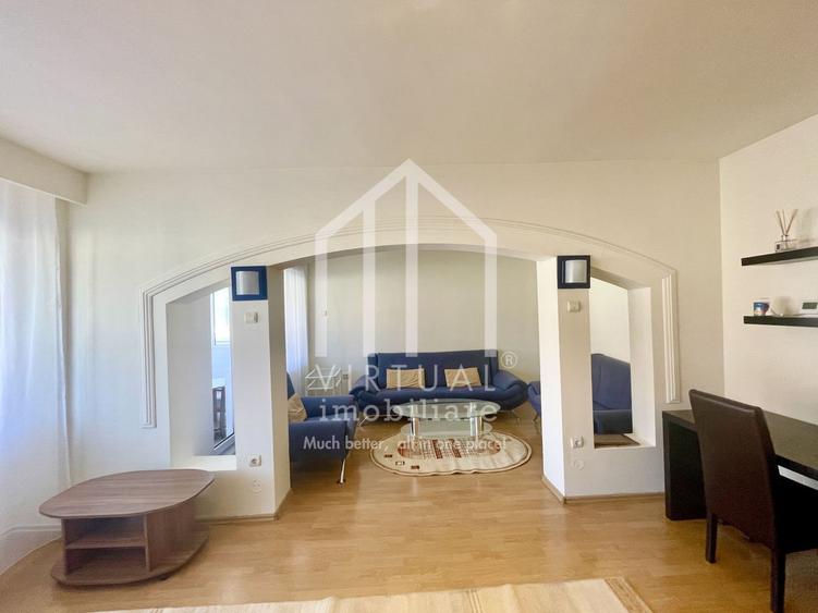 Apartament decomandat, 3 camere, 75mp utili + balcon, zona Garii
