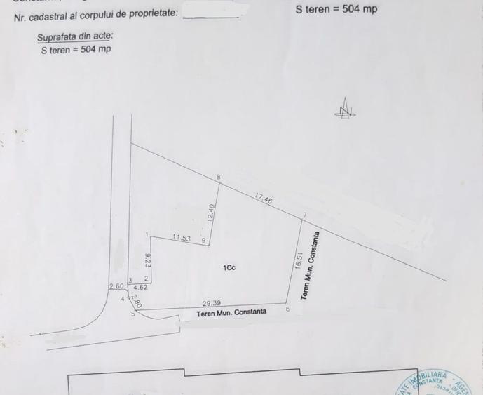 Teren construcții exclusiv crese, gradinite, dispensare clinici etc