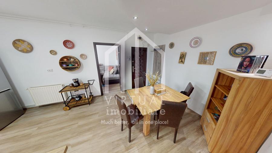 Apartament cu 3 camere, 68mp utili+balcon, etaj 5/10, bloc cu lift